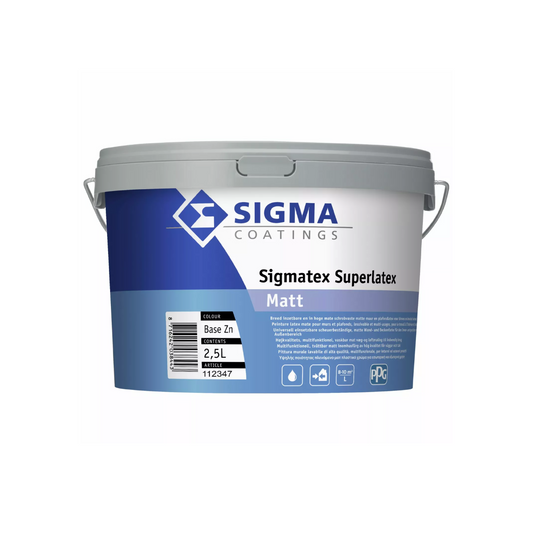 Sigma Sigmatex Superlatex Matt - mélangé par couleur - 2,5 L