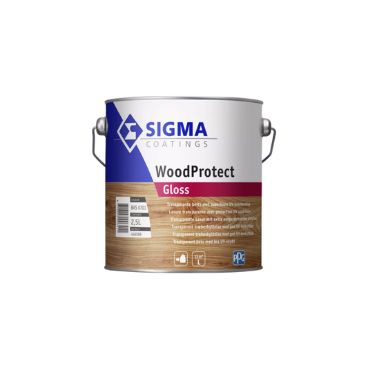 Sigma WoodProtect Gloss - couleur mixte - 2,5 L